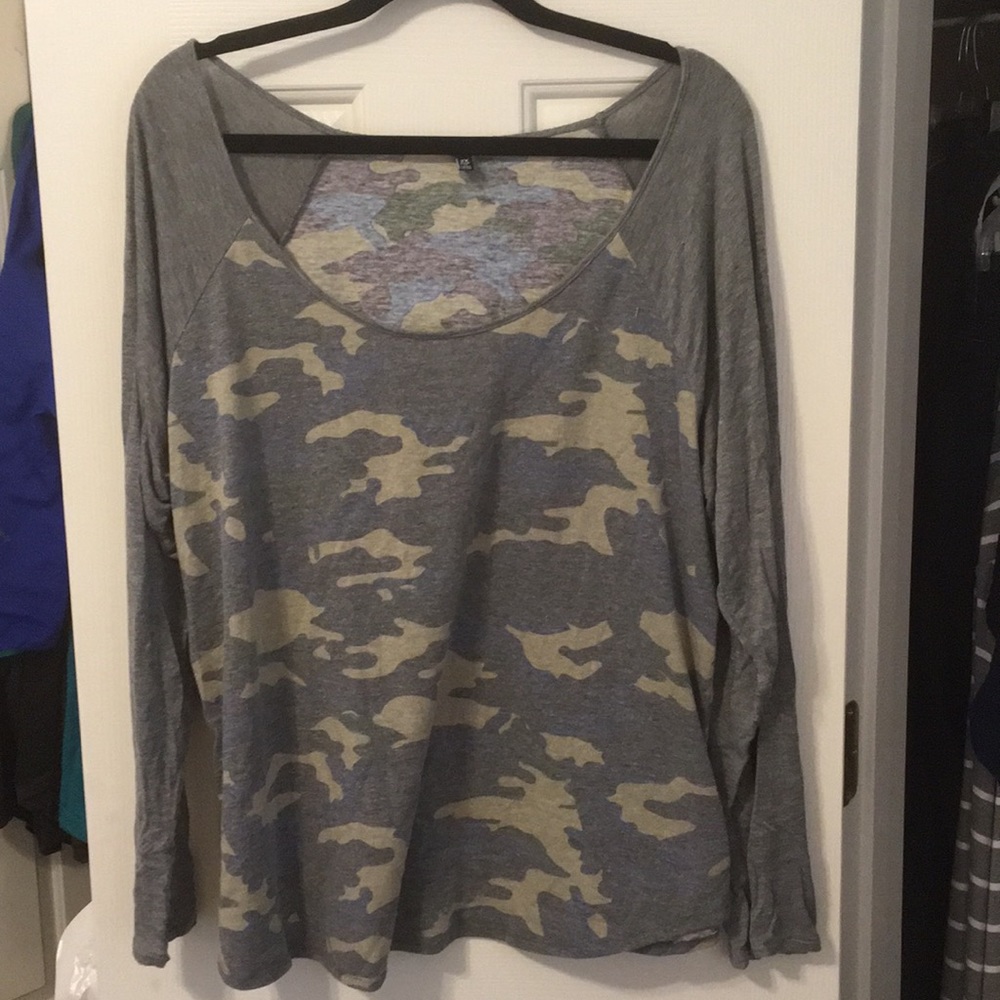 Off shoulder, raglan sleeve t shirt